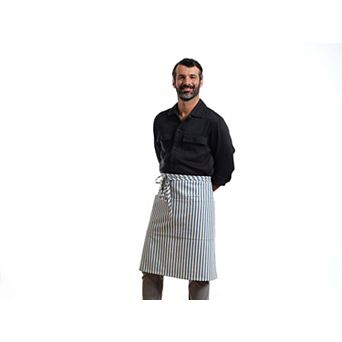 Bistro Apron with Pockets - Striped
