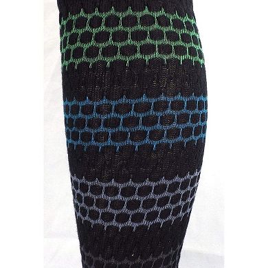 Women's Slouch or Knee High Organic Cotton Socks, Perfect Comfortable 2 Pair Pack Socks