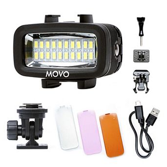 Movo LED-WP Underwater High-Power LED Video Light - Compatible with GoPro, DSLR