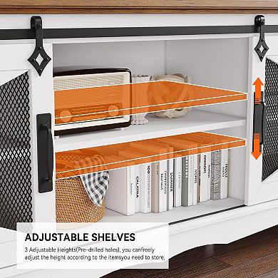 65" Modern TV Stand Entertainment Center for Living Room