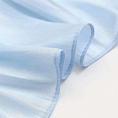 Women's Shimmer Scarf with Lightweight Silky Texture 70.8×27.5 Inches