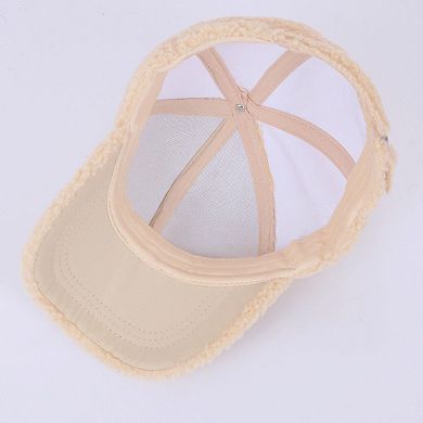 Women's Warm Baseball Cap for Winter Outdoor Activities