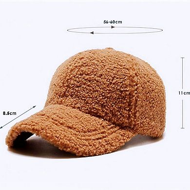 Women's Warm Baseball Cap for Winter Outdoor Activities