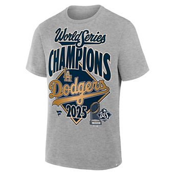 Men's Fanatics Los Angeles Dodgers 2025 World Series Champions Locker Room Authentic T-Shirt