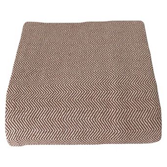 Discover Europe Herringbone Cotton Throw Blanket