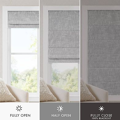 Madison Park Quincy Total Blackout Cordless Roman Shade