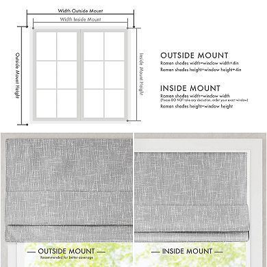 Madison Park Quincy Total Blackout Cordless Roman Shade