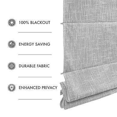 Madison Park Quincy Total Blackout Cordless Roman Shade