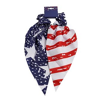 Flag Scrunchie Tail Hair Accessory