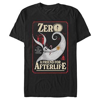 Men's Disney's The Nightmare Before Christmas Zero A Friend For Afterlife Graphic Tee