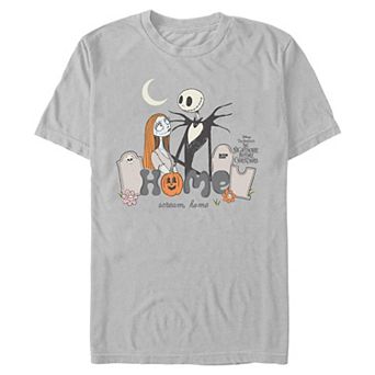 Men's Disney's The Nightmare Before Christmas Jack & Sally Home Graphic Tee
