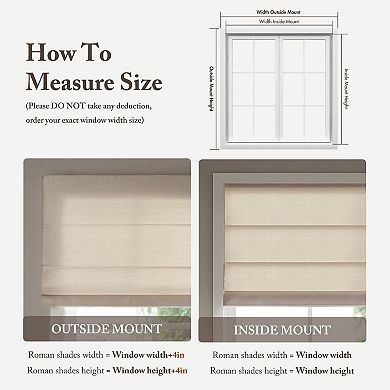 Madison Park Galen Matte Room Darkening Cordless Roman Shade