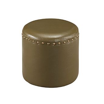 Kings Brand Furniture Lemar Round Ottoman Stool