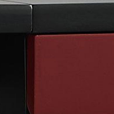 Kings Brand Furniture Yuma Wooden Rounded Silhouette Console Table