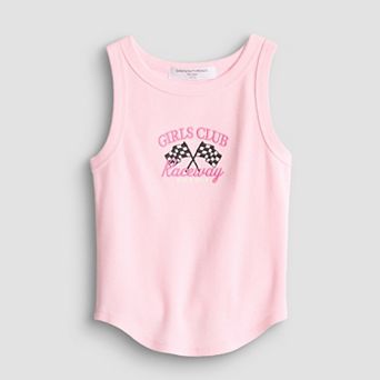 Girls 4-8 Grayson Threads Kids The Label Girls Club Raceway Graphic Tank Top
