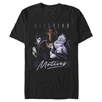 Men's Disney Villains Ulterior Motives Graphic Tee
