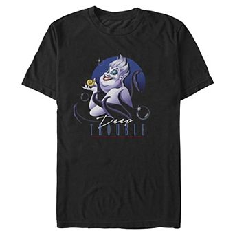 Men's Disney's The Little Mermaid Ursula Deep Trouble Short Sleeve Graphic Tee