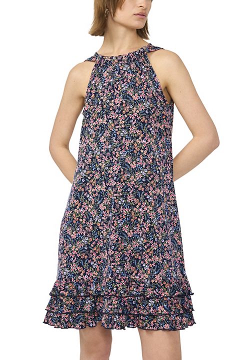 Женские платья MSK Women's MSK Sleeveless Halter Neck Dress with Ruffle Hem