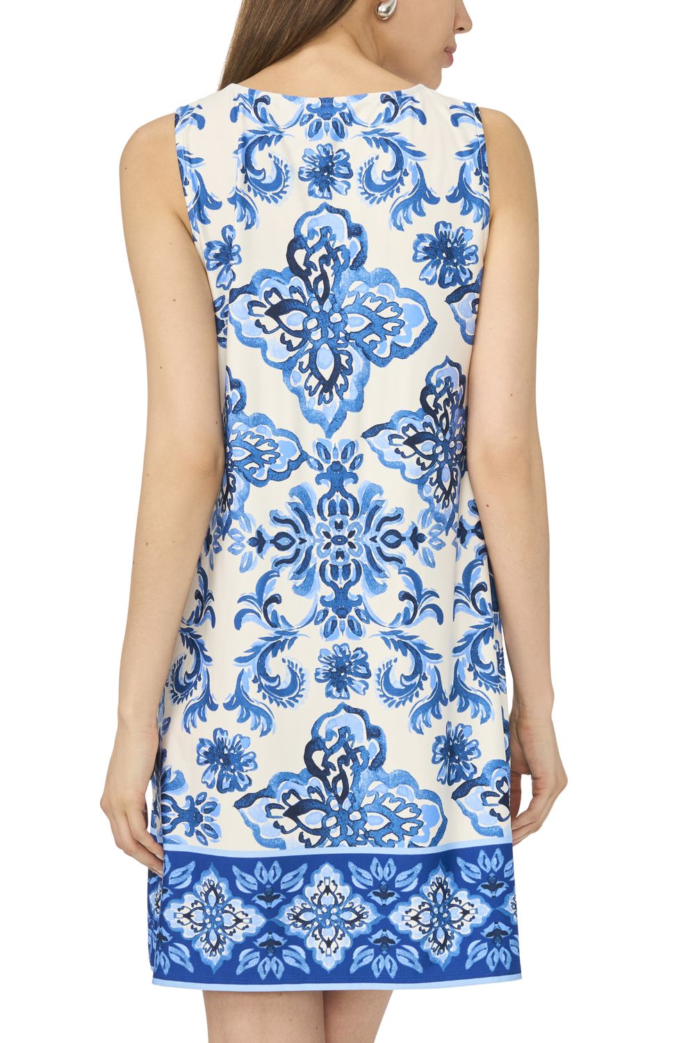 Женское платье MSK Sleeveless Three Ring, цвет: Джинсовый синий — фото 2