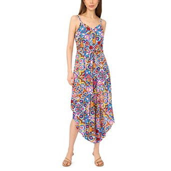 Women's MSK Genie Leg Tie Front Challis Jumpsuit