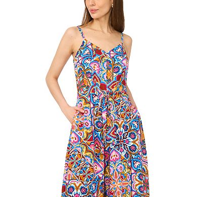 Women's MSK Genie Leg Tie Front Challis Jumpsuit