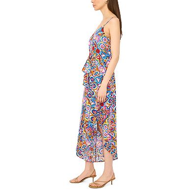 Women's MSK Genie Leg Tie Front Challis Jumpsuit