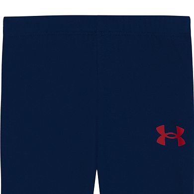 Baby Boy Under Armour 2-Piece Long Sleeve Baseball Bodysuit & Pants Set