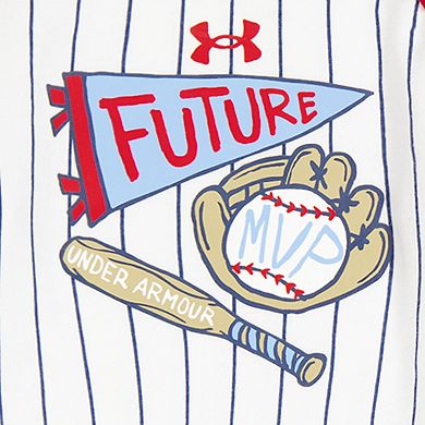 Baby Boy Under Armour 2-Piece Long Sleeve Baseball Bodysuit & Pants Set