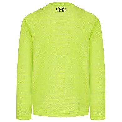 Toddler Boy Under Armour UA Twist Mesh Logo Long Sleeve Top