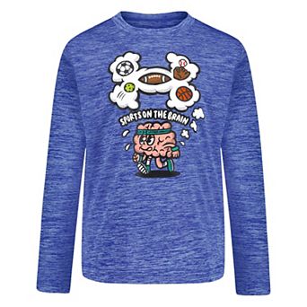 Toddler Boy Under Armour Sports On The Brain Long Sleeve Top