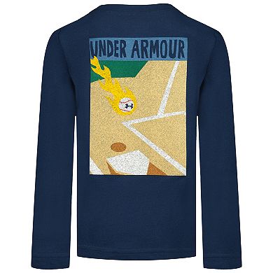 Toddler Boy Under Armour UA Fastball Graphic Long Sleeve Tee
