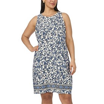 Plus Size MSK Keyhole Back Dress