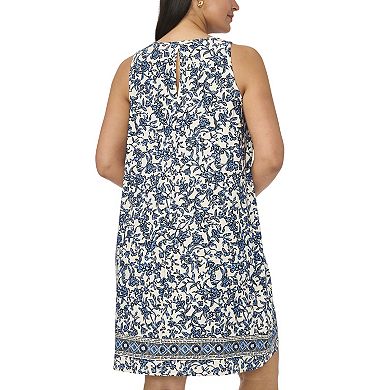 Plus Size MSK Keyhole Back Dress