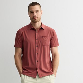 Men's FLX Knit Button Down Shirt