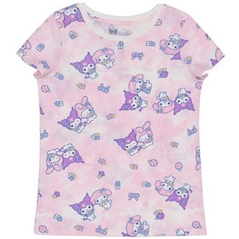 Girls 4-12 Jumping Beans® Sanrio My Melody & Kuromi Allover Print Graphic Tee