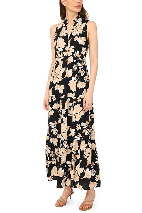 Женские платья MSK Women's MSK Sleeveless V-Neck Tiered Maxi Dress