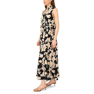 msk dresses women Women's Printed Midi Dress Polyester. Msk Women's Pleated Ruffle-Trim 3/4-Sleeve