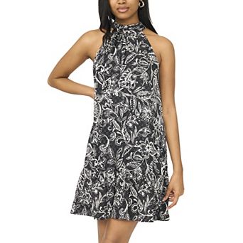 Women's MSK Sleeveless Halter Neck Tiered Maxi Dress