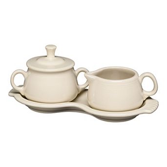 Fiesta 4 pc Sugar Bowl & Creamer Set with Tray