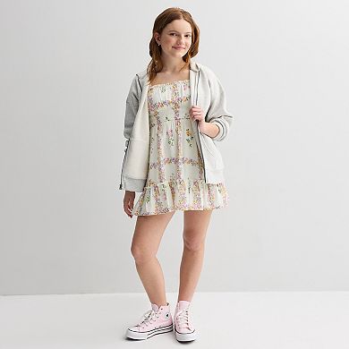 Girls 4-20 Trixxi Floral Printed Dress with Scrunchie