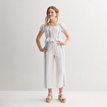 Girls 4-20 Trixxi 2 pc Stripe Top & Pants Set
