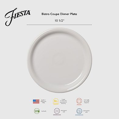 Fiesta Set of 4 Bistro Coupe 9-Inch Luncheon Plates