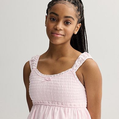 Girls 7-16 Sea + Skye Peplum Top & Tiered Skirt Set