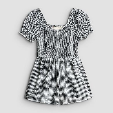 Girls 7-16 Sea + Skye Smocked Romper