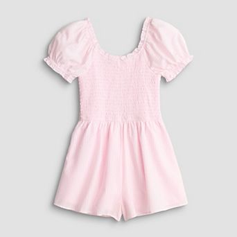 Girls 7-16 Sea + Skye Smocked Romper