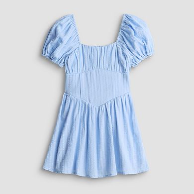 Girls 7-16 Sea + Skye Puff Sleeve Dress