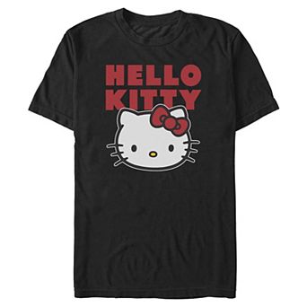 Men's Hello Kitty Logo Graphic Tee