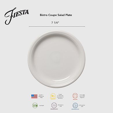 Fiesta 4-pc. Bistro Coupe Salad Plate Set