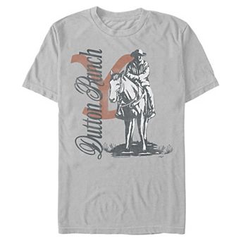 Men's Yellowstone Dutton Ranch Cowboy Graphic Tee