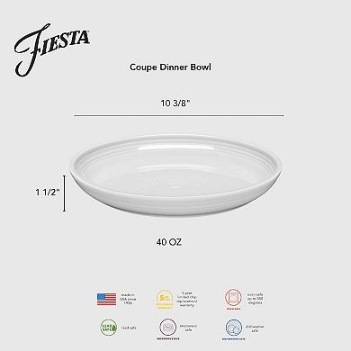 Fiesta 4-pc. Coupe Dinner Bowl Set
